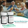 LPOW Blood Sugar Test Strips - 100 Count, Use with LPOW Blood Glucose Monitor Only